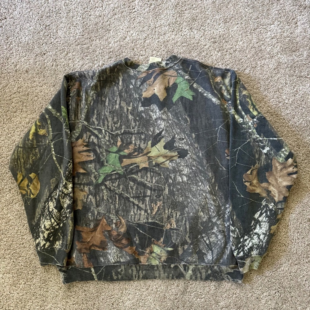 vintage y2k Mossy oak camo crewneck size XL - Picture 5 of 6